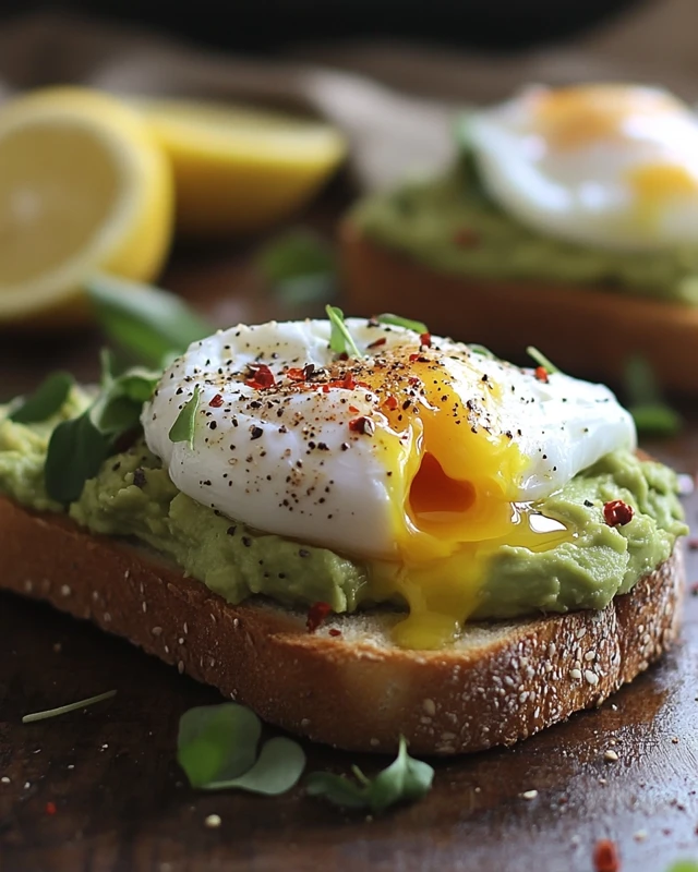 Avocado Toast with Poached Egg