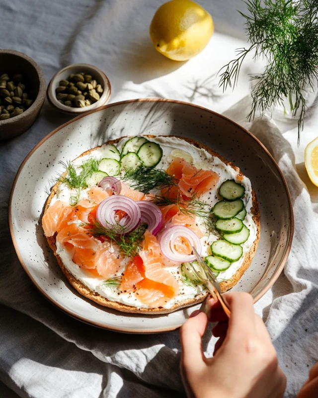 Bagels and Smoked Salmon & Cream Cheese