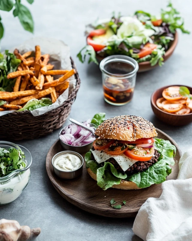 Vegetarian Black Bean Burgers