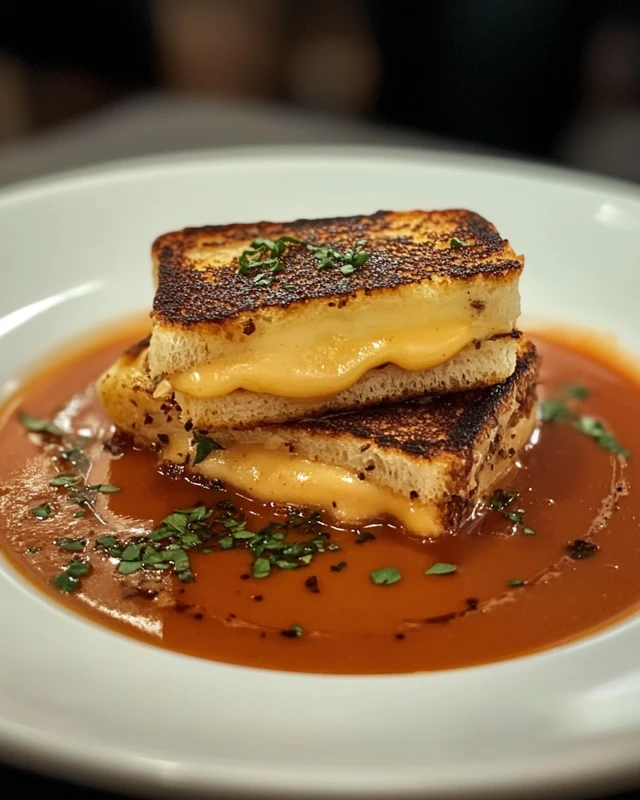 Grilled Cheese with Tomato Soup