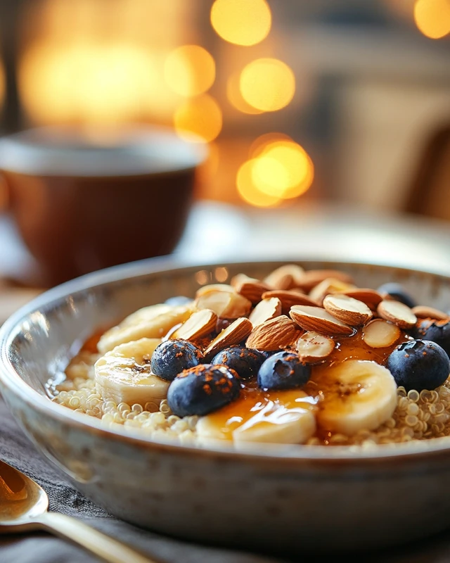 quinoa breakfast bowl