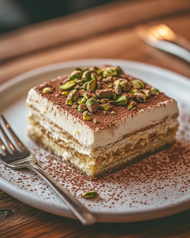 pistachio tiramisu