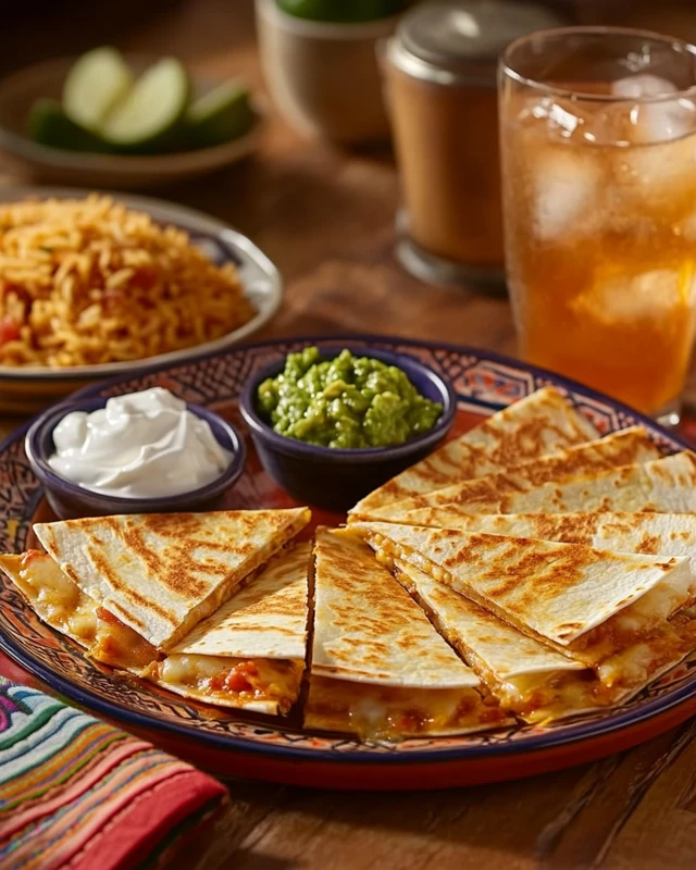 cheese quesadillas