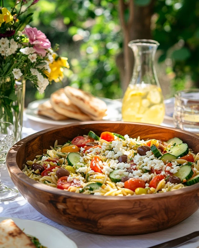 Greek Orzo Salad